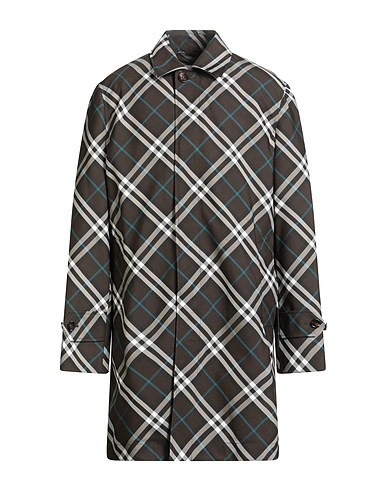BURBERRY Full-length jacket Dark brown 100% Polyester