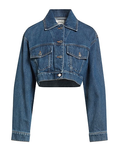 VICOLO Denim jacket DENIM COUTURE Blue 100% Cotton