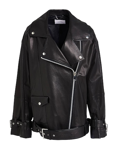 DOROTHEE SCHUMACHER Куртка-косуха NERO 100% Кожа ягненка