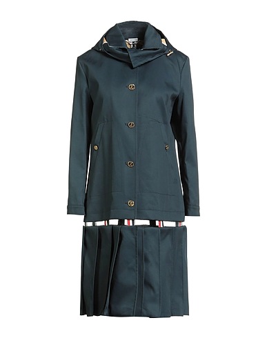 THOM BROWNE Full-length jacket Navy blue 100% Cotton
