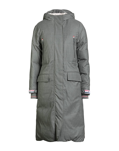 THOM BROWNE Shell jacket 100% Wool, Polyamide, Elastane, Polyester