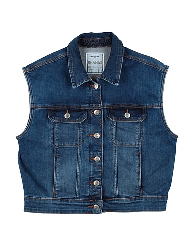 ZADIG&VOLTAIRE Cazadora vaquera Azul marino 98% Algodón, 2% Elastán, Poliéster