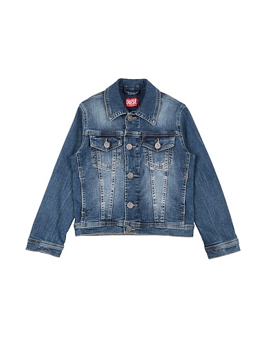 DIESEL Denim jacket Blue 98% Cotton, 2% Elastane