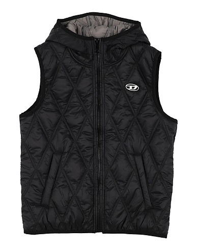 DIESEL JACKEN & MÄNTEL Schwarz 100% Polyamid, Polyester
