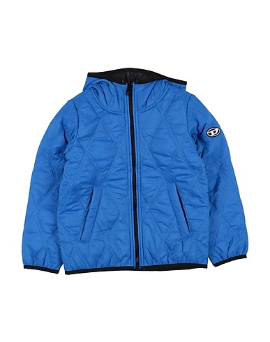 DIESEL Shell  jacket Blue 100% Polyamide