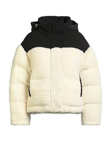 MAJE Shell jacket Ivory 100% Polyester, Polyamide, Elastane