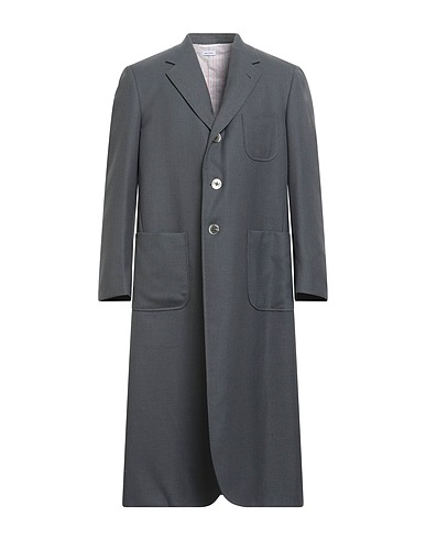 THOM BROWNE Mantel Grau 50% Wolle, 50% Polyester