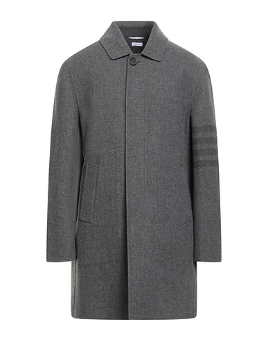 THOM BROWNE Cappotto Grigio 95% Lana, 5% Cachemire