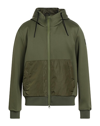 PIQUADRO Jacket Military green 81% Polyamide, 19% Elastane