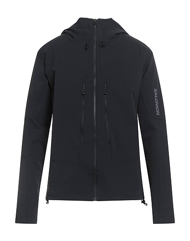 SALOMON Jacket Black 93% Polyamide, 7% Elastane