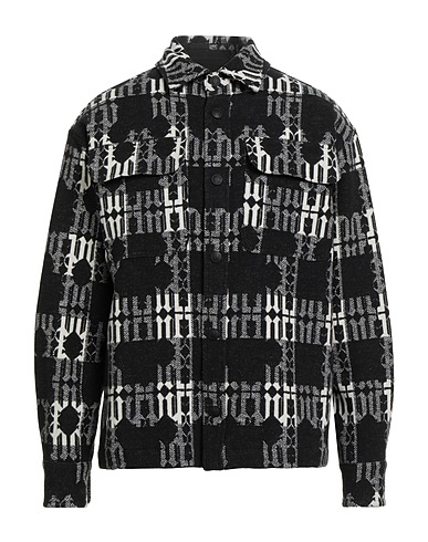 PALM ANGELS Patterned shirt Black 100% Cotton