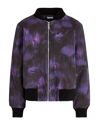 DISCLAIMER Denim jacket Purple 100% Cotton