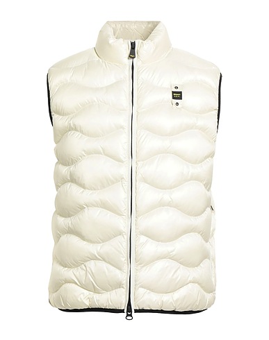 BLAUER. Gilet Ivory 100% Polyamide