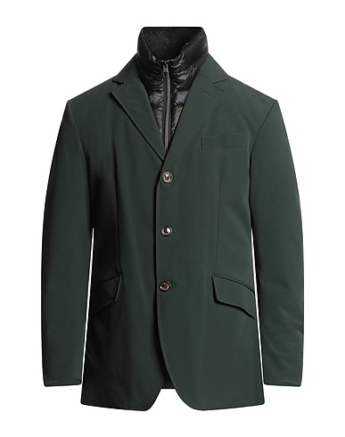 MONTECORE Shell jacket Dark green 83% Polyamide, 17% Elastane