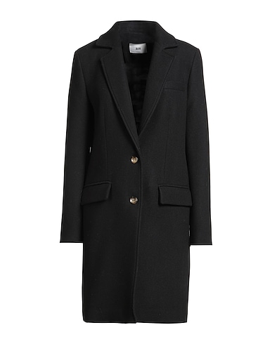 SOLOTRE Coat NERO 75% Virgin Wool, 25% Polyamide