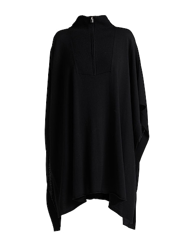 ALPHA STUDIO Cape Black 100% Wool