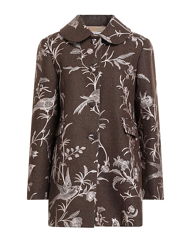 PAUL & JOE Mantel Braun 59% Polyester, 32% Wolle, 9% Viskose
