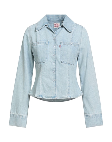 LEVI'S Denim jacket 77% Cotton, 23% Polyester