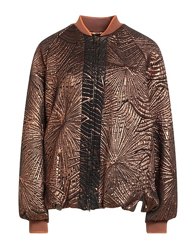 FORTE_FORTE Bomber Copper 50% Polyamide, 27% Polyester, 15% Cotton, 8% Metallic Polyester
