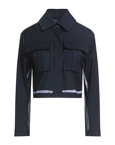 ALPHA STUDIO Jacket Midnight blue 67% Polyester, 31% Viscose, 2% Elastane