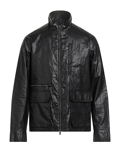 JOHN VARVATOS Jacket Black 100% Linen, Polyamide, Viscose, Polyester