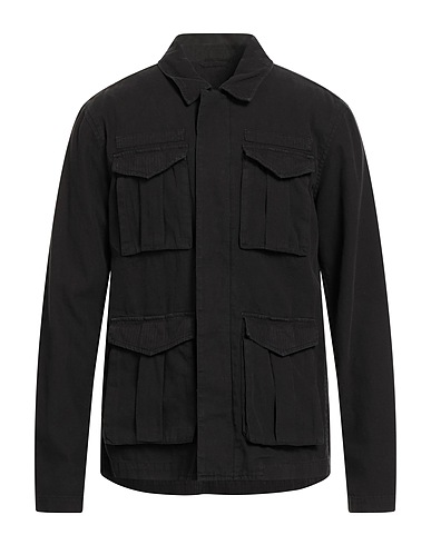 JOHN VARVATOS Jacket Black 100% Cotton