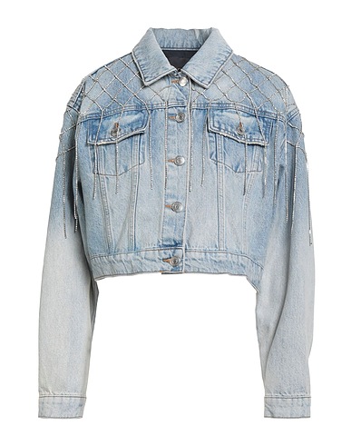 MAJE Denim jacket Blue 100% Cotton