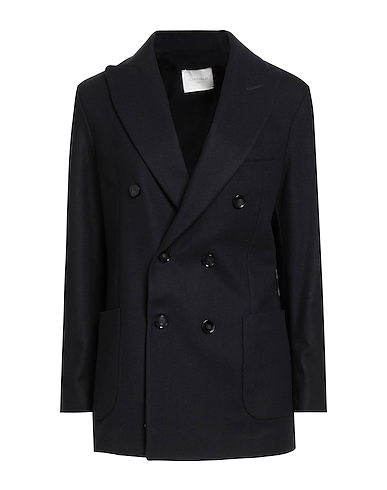 CIRCOLO 1901 Coat Navy blue 100% Virgin Wool