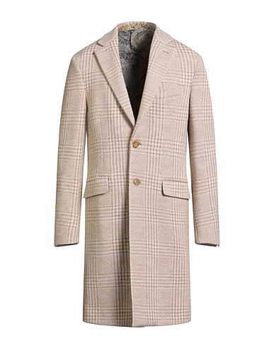 ETRO Coat Ivory 98% Wool, 2% Polyamide