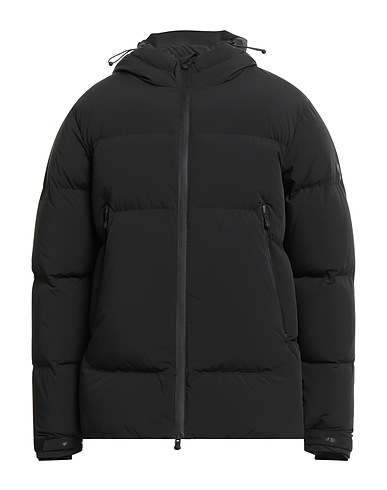 PEOPLE OF SHIBUYA Shell jacket Black 83% Polyamide, 17% Elastane