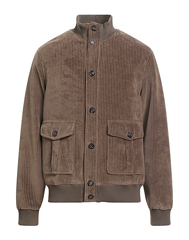 CIRCOLO 1901 Giubbotto Marrone 80% Cotone, 20% Poliestere