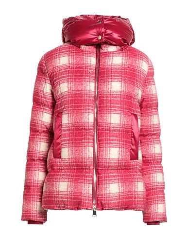 PEOPLE OF SHIBUYA Shell jacket Fuchsia 54% Acrylic, 24% Virgin Wool, 22% Polyester, Polyamide