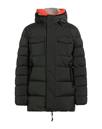 DEKKER Shell jacket Military green 92% Polyester, 8% Elastane