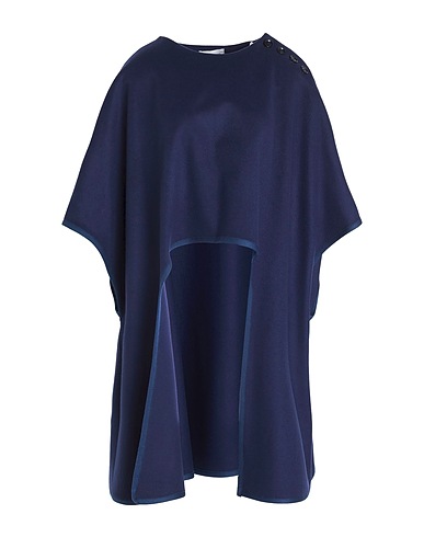 BALLANTYNE Cloak Navy blue 100% Virgin Wool