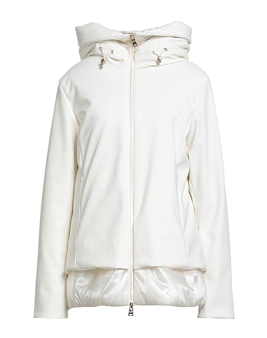PEOPLE OF SHIBUYA Giubbotto Bianco 62% Poliammide, 38% Elastan, Poliestere