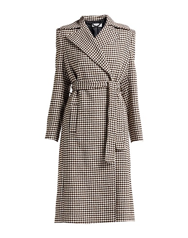 JIJIL Coat Black 90% Polyester, 10% Wool, Viscose, Acetate