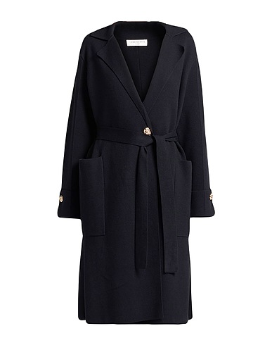CHRISTINA PARIS Coat Black 30% Acrylic, 30% Nylon, 30% Viscose, 10% Wool