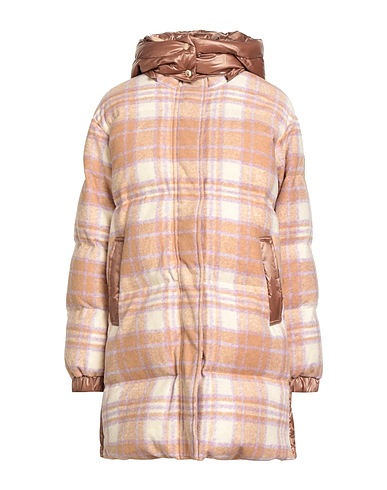 PEOPLE OF SHIBUYA Shell jacket Sand 54% Acrylic, 24% Virgin Wool, 22% Polyester, Polyamide
