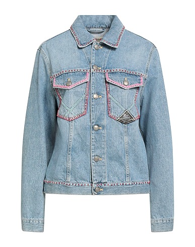 ROŸ ROGER'S Denim jacket Blue 100% Cotton