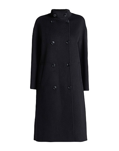 ALPHA STUDIO Coat Black 100% Wool