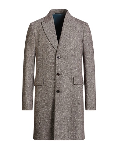 PAUL SMITH Coat CIOCCOLATO 100% Wool