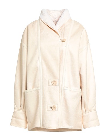 VICOLO Teddy Coat Ivory 100% Polyester