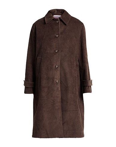 OTTOD'AME Cappotto Marrone 100% Cotone
