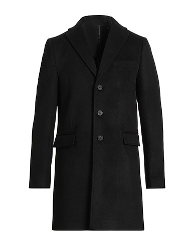 HAMAKI-HO Coat Black 65% Polyester, 20% Acrylic, 15% Rayon