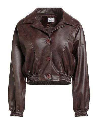BERNA Jacket Brown 50% Polyester, 50% Polyurethane