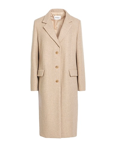 OTTOD'AME Cappotto CARING Beige 60% Lana, 25% Poliestere, 10% Poliammide, 5% Altre Fibre