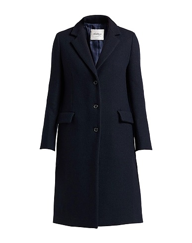 OTTOD'AME Coat CARING Midnight blue 60% Wool, 25% Polyester, 10% Polyamide, 5% Other Fibres