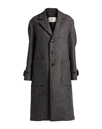 BARENA Coat Black 97% Virgin Wool, 3% Polyamide