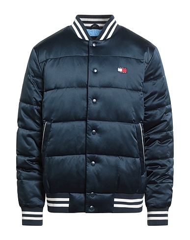 TOMMY JEANS Shell jacket Navy blue 98% Polyester, 2% Elastane