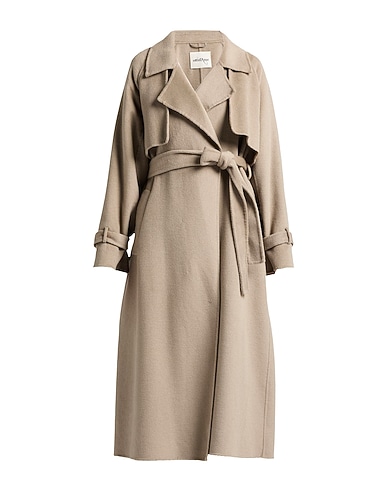 OTTOD'AME Coat Grey 50% Wool, 30% Polyester, 20% Viscose